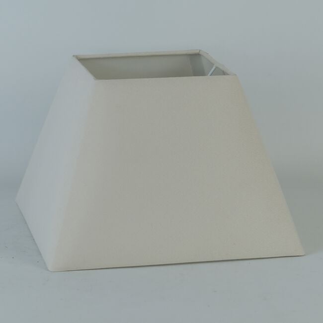Ivory Linen Square Lamp Shade - 10"
